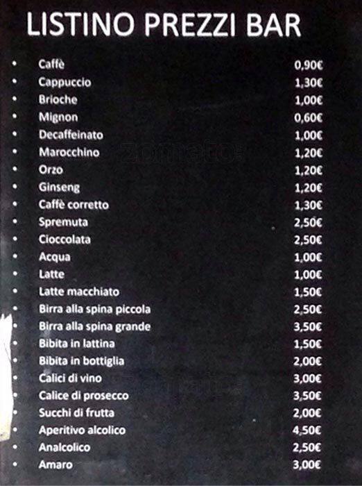 Menu di Tresor 
