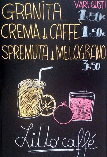 Menu di Lillo Bar 