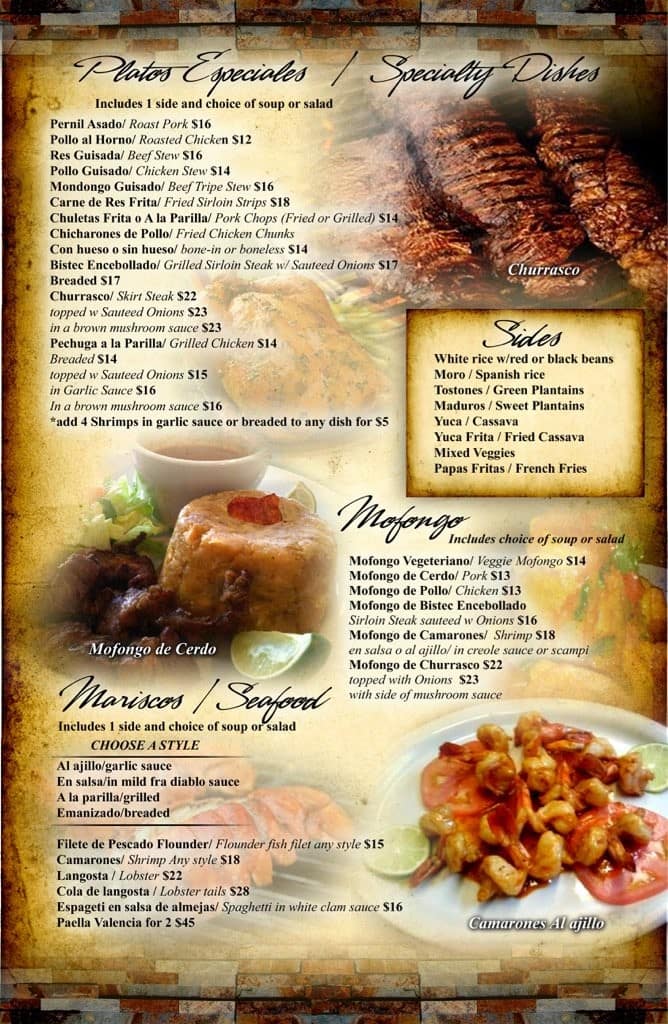 Casa del campo menu, menu for casa del campo, north babylon, long ... Casa del campo