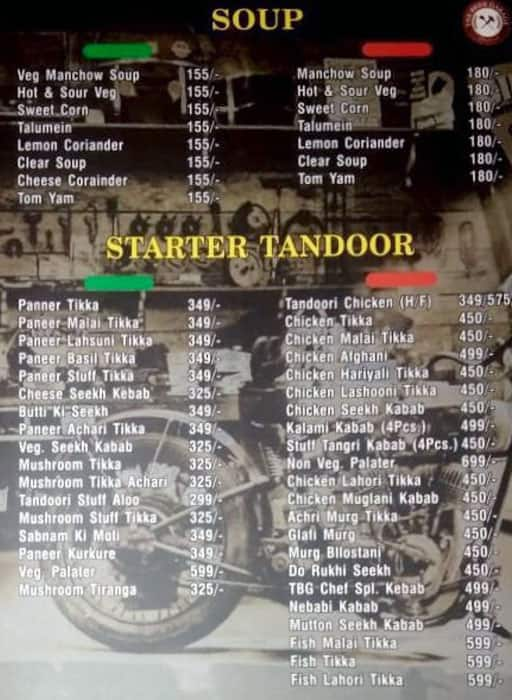 The Beer Garage Menu Menu For The Beer Garage Maquboolpura Amritsar