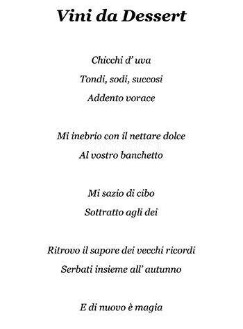 Menu di Aldrovandi Pool Bar 