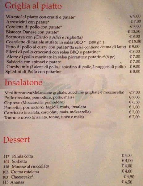 Menu di Elliot 