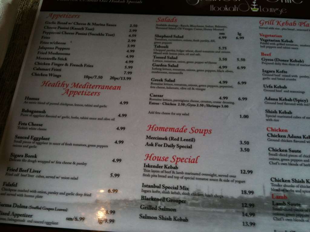 Istanbul Grill Hookah Lounge Southside Jacksonville