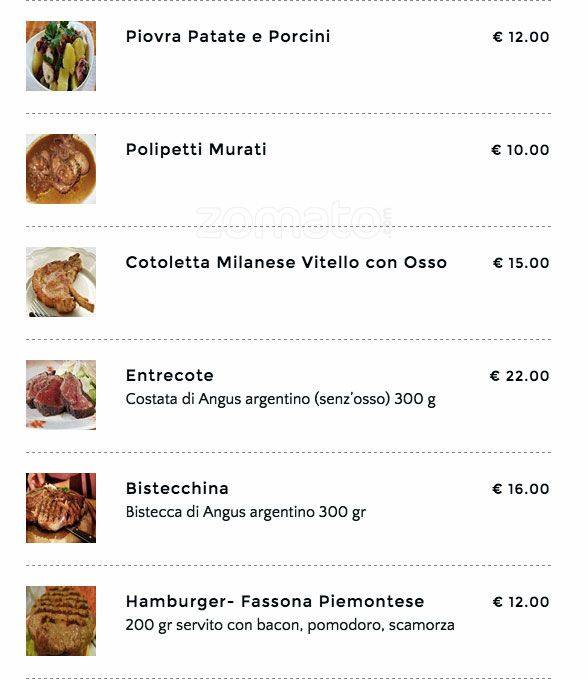 Menu di Cinema Teatro Trieste 