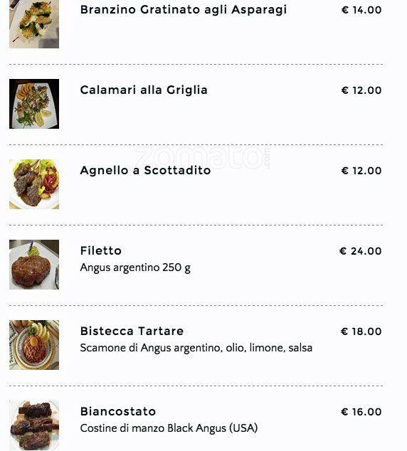 Menu di Cinema Teatro Trieste 