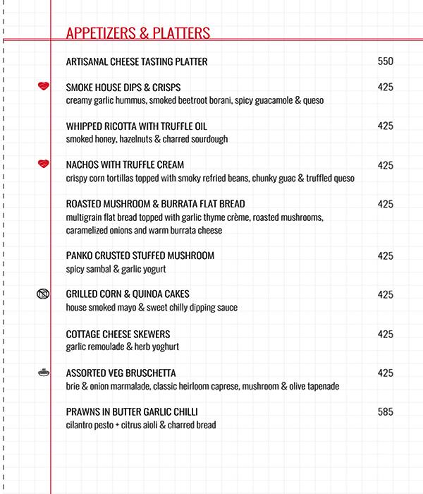 Menu of Toxic, Saket, New Delhi, December 2023