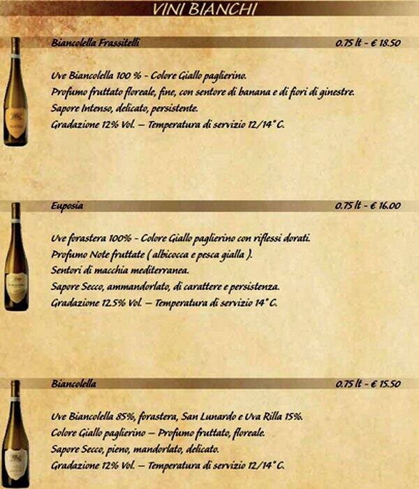 Menu di Sciuscià 