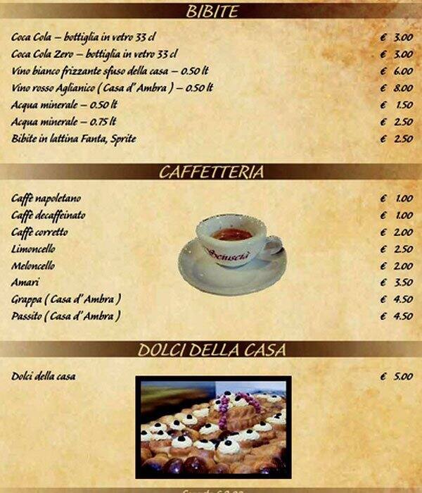 Menu di Sciuscià 