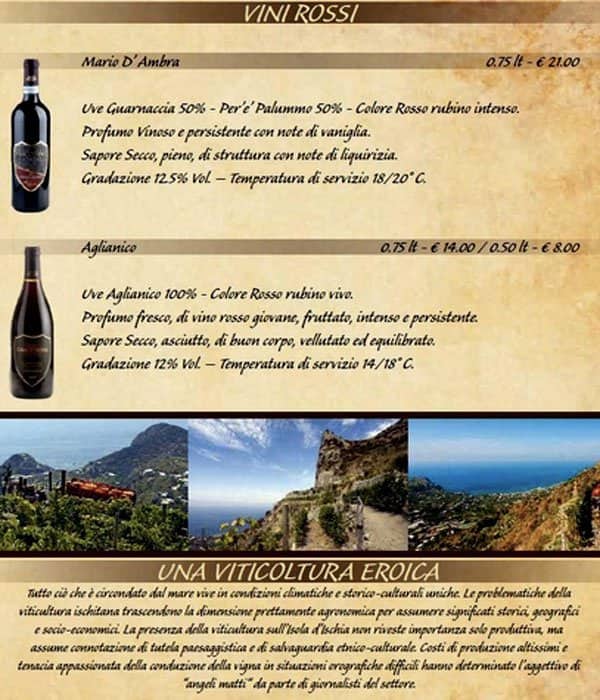 Menu di Sciuscià 