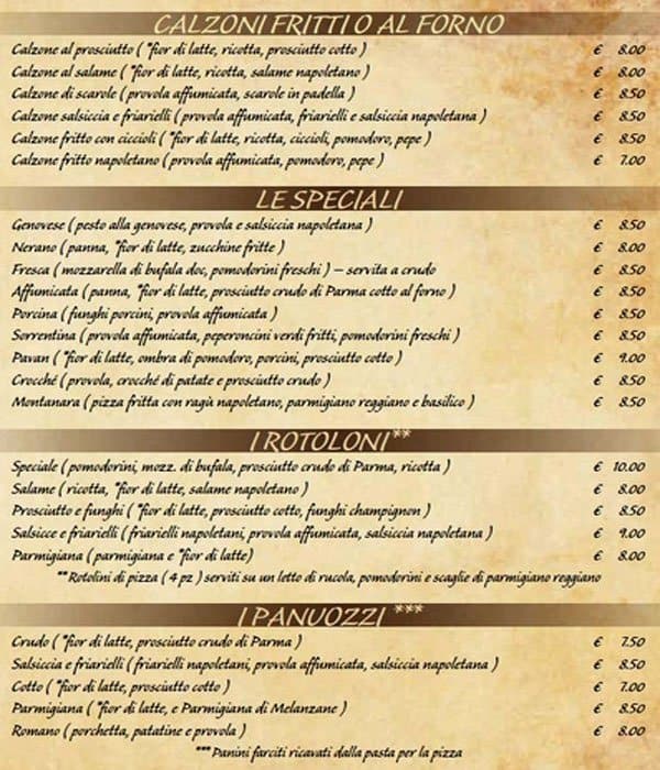 Menu di Sciuscià 