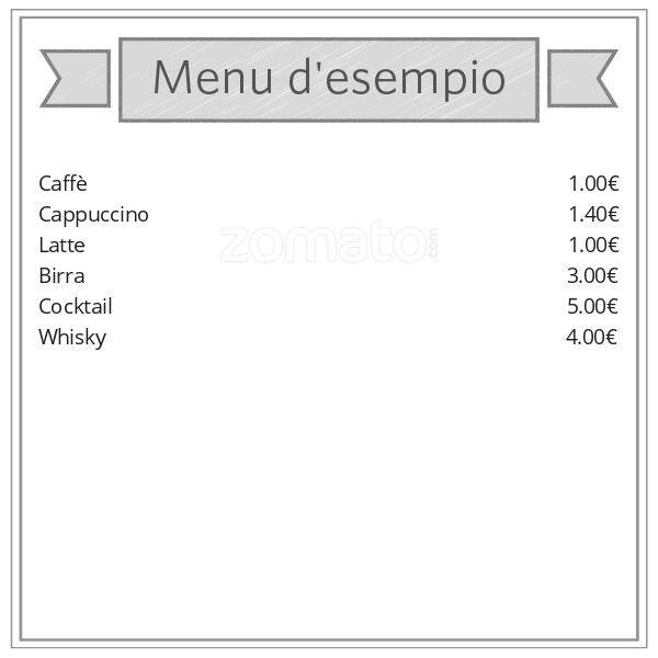 Menu di SANDY BAR 