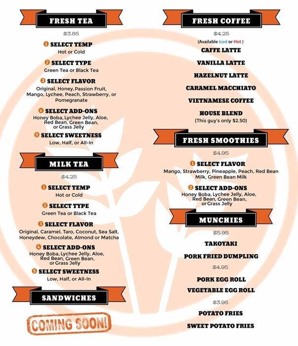 Cafe Roule menu