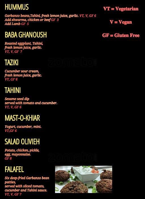 Salam Restaurant Menu, Menu for Salam Restaurant, Hillsboro, Hillsboro