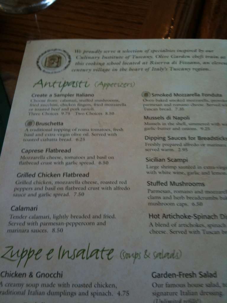 Olive Garden Italian Restaurant Dublin Columbus