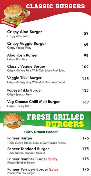 RushHrs menu