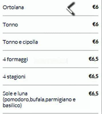 Menu di Fontanella al 30 