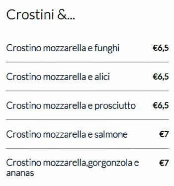 Menu di Fontanella al 30 