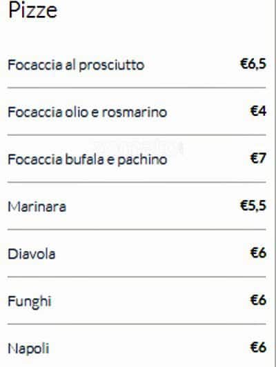 Menu di Fontanella al 30 