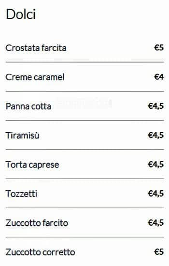 Menu di Fontanella al 30 