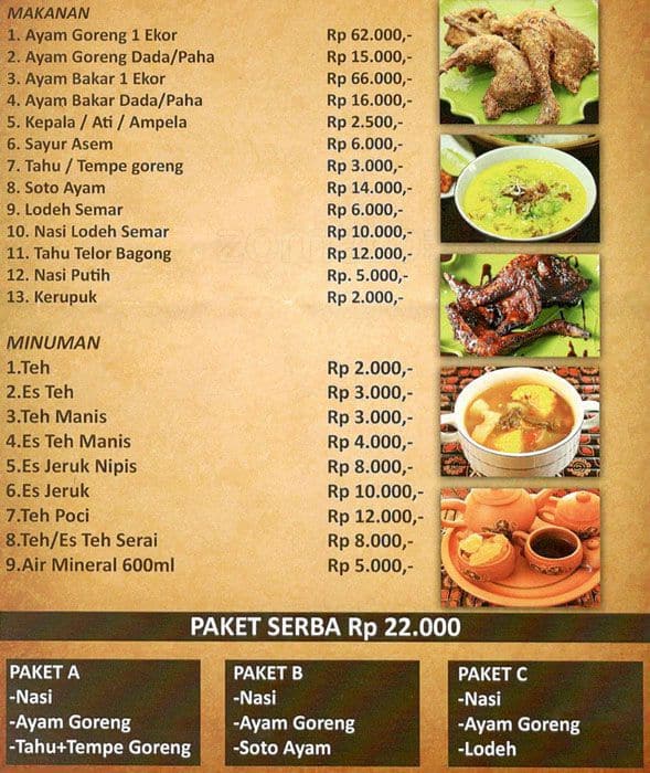 Srikandi Menu, Menu for Srikandi, Serpong Utara, Tangerang - Zomato ...