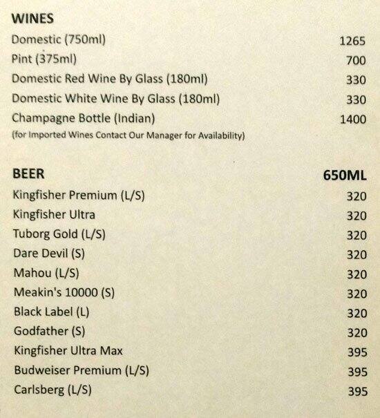 Menu at Delly Belly, New Delhi, 2, Near Metro Pillar 228