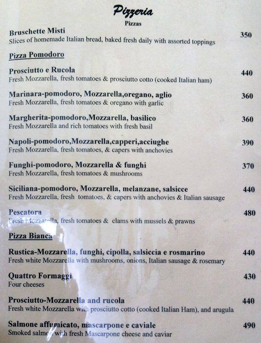 Menu at Balducci Ristorante & Deli restaurant, Taguig, Serendra Piazza