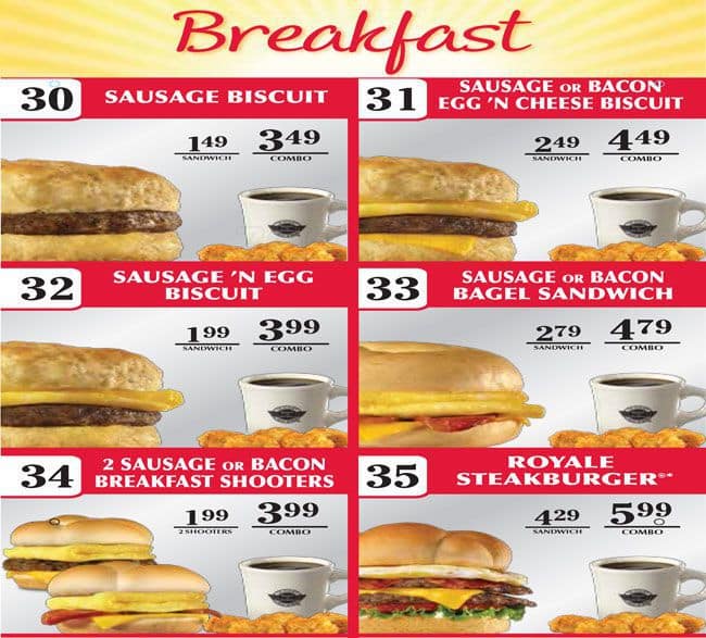 Steak And Shake Menu Printable