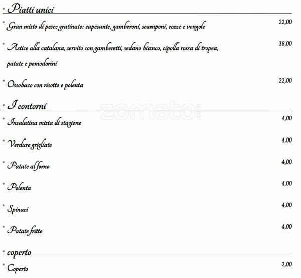 Carta de La Cucina inVoga