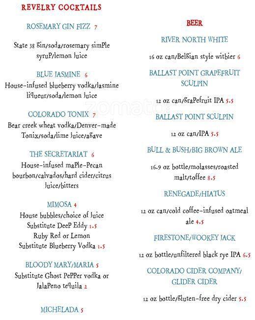 the restaurant information including the revelry kitchen menu items and prices may have been modified since the last website update - Revelry Kitchen the restaurant information including the revelry kitchen menu items and prices may have been modified since the last website update - Revelry Kitchen