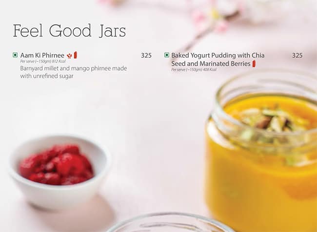 ITC Gardenia - Gourmet Couch menu