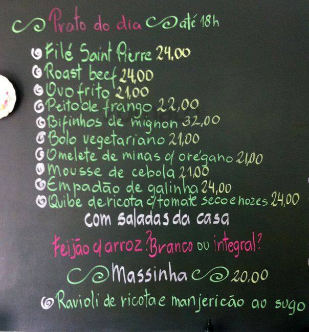 Chez Regina cardápio