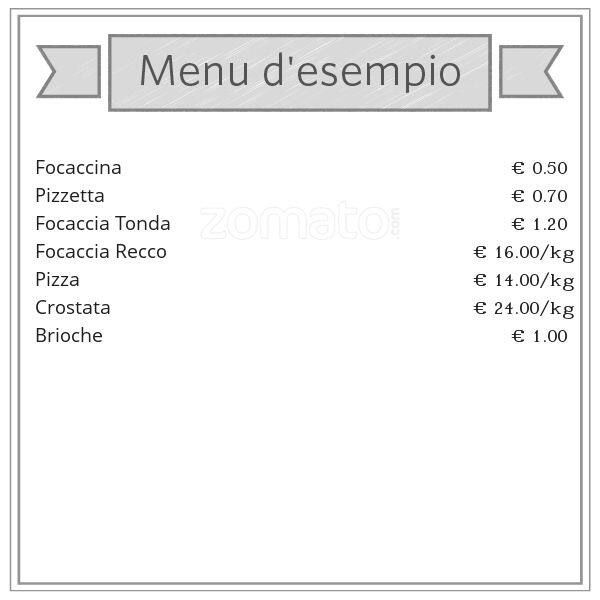 Menu di I Frutti del Grano 