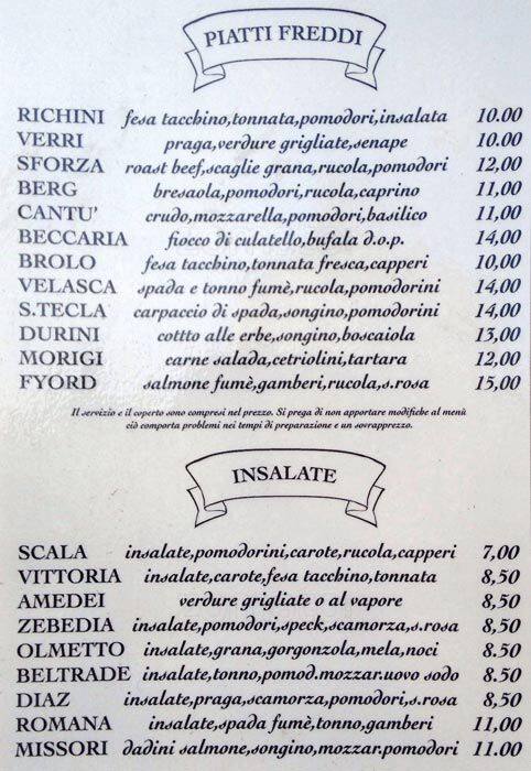 Menu di SANTO STEFANO CAFÉ 