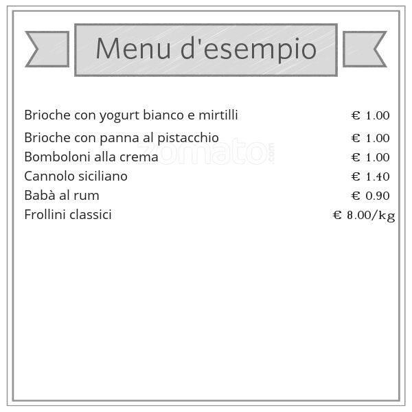 Menu di Fonte del dolce 