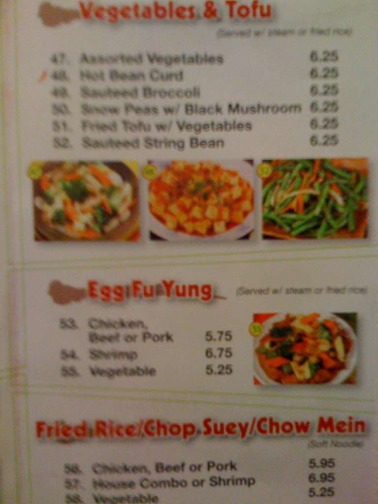 Asian Chef меню