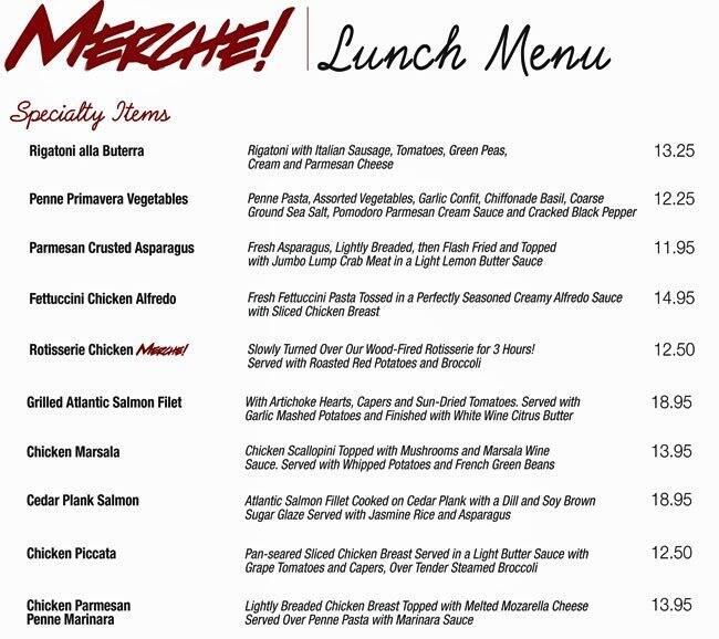 Merche Restaurant меню