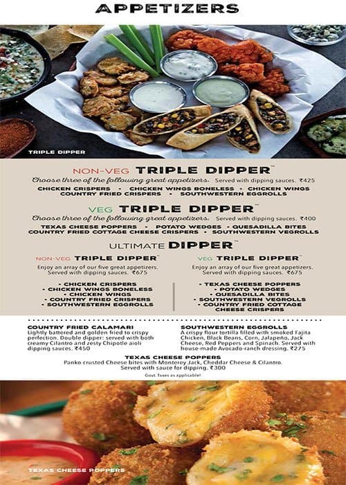 Chili's Grill & Bar Menu Zomato