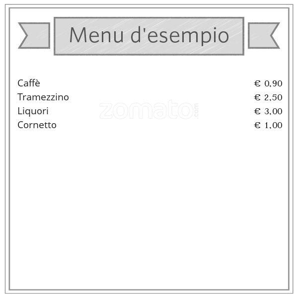 Menu di Bar Morgante 