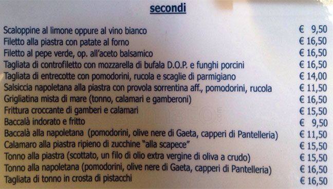 Menu di Meid in Nepols 