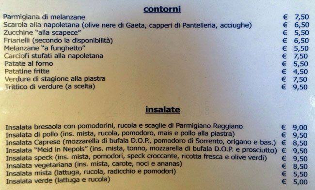 Menu di Meid in Nepols 