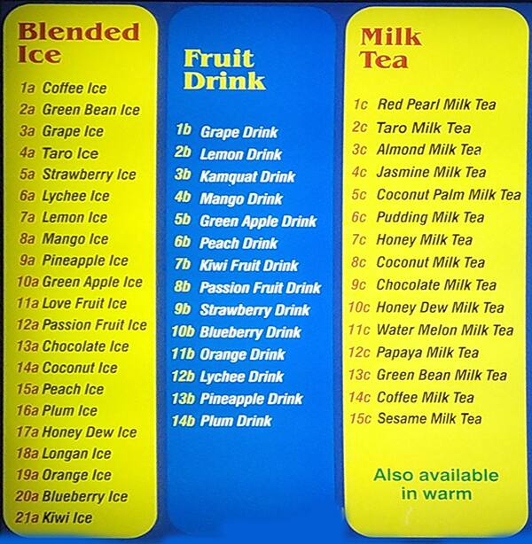Carta de Healthy Cup