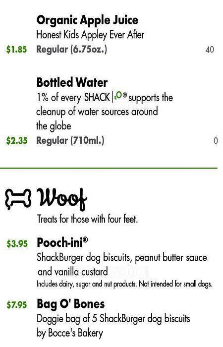 Shake Shack menu