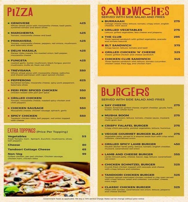 Pizzeria by Cafe Me Menu, Menu for Pizzeria by Cafe Me, Janakpuri ...