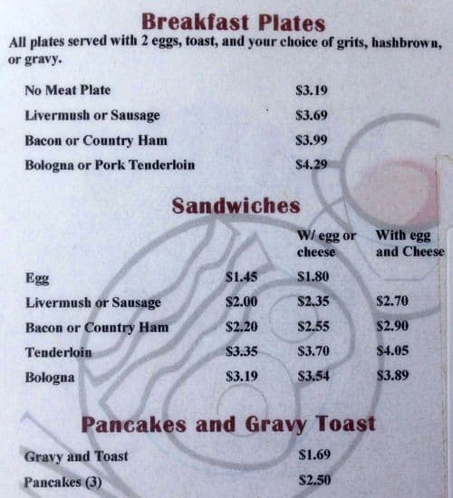 Menu at Balls Grill & Produce BBQ, Gastonia