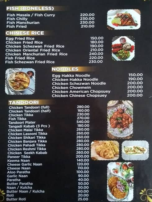 Menu at New Dawat Restaurant, Gandhinagar