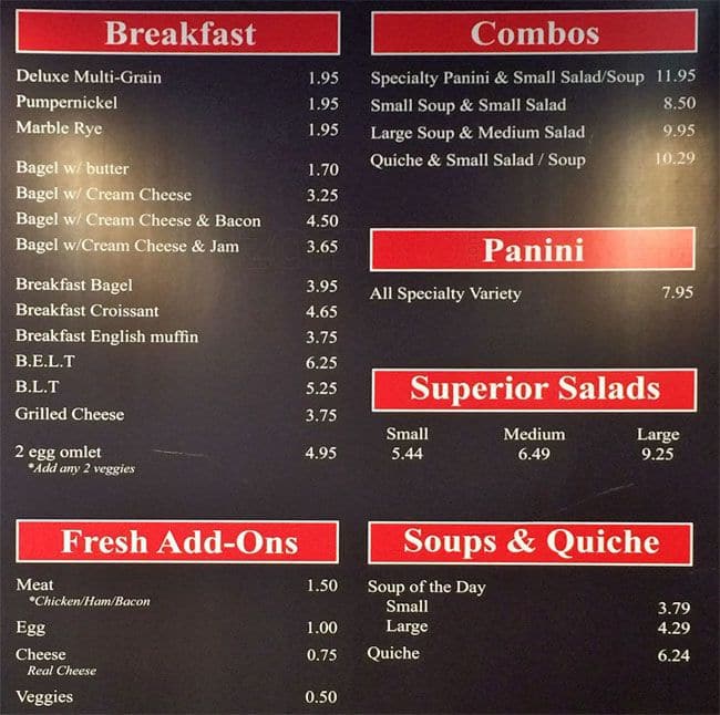 Roast 'N Brew Coffee Co. Menu Urbanspoon/Zomato