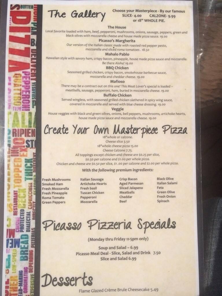 Your Pie Menu, Menu for Your Pie, Columbus, Columbus Urbanspoon/Zomato