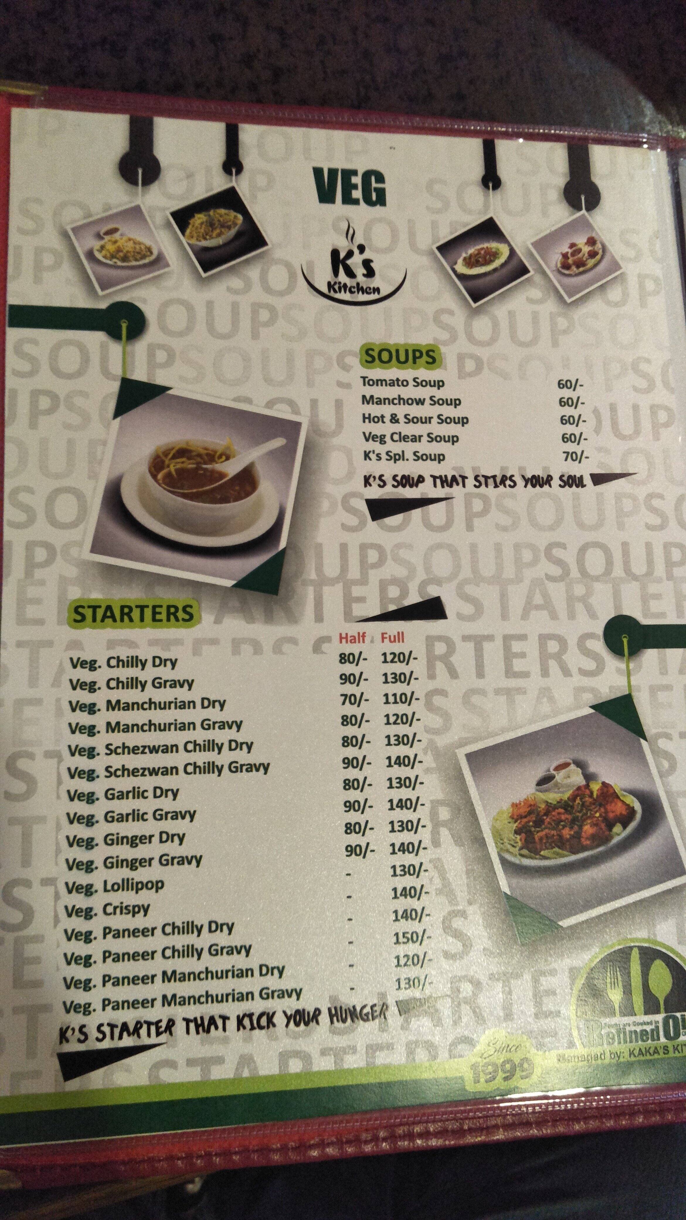 K S Kitchen Menu Menu For K S Kitchen Dombivali East Thane Zomato