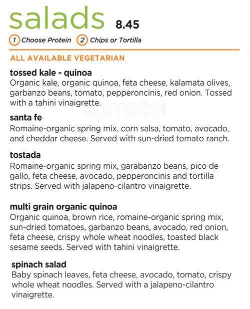 CBW Fresh Fast Food меню