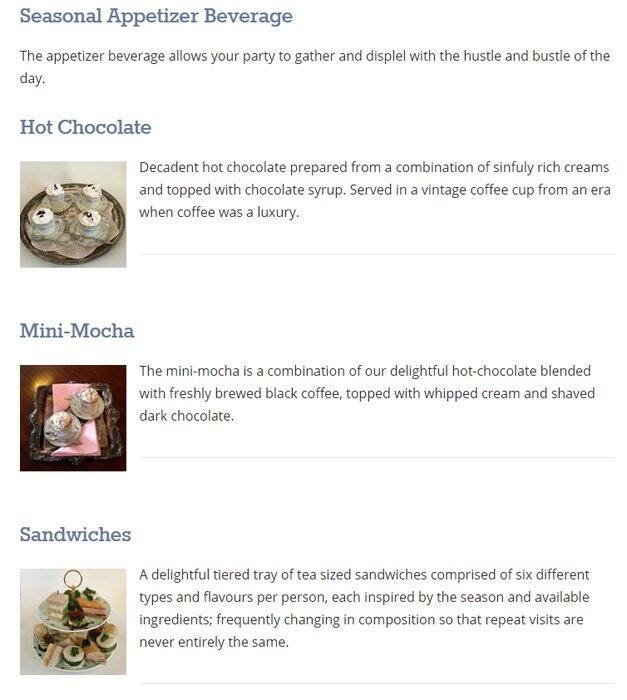 Montrose Inn & Tea Room Menu Urbanspoon/Zomato